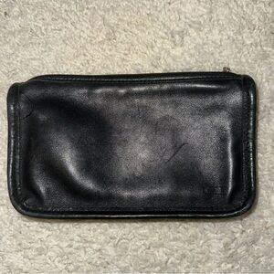 Vintage Coach Skinny Case 7170 Leather Black